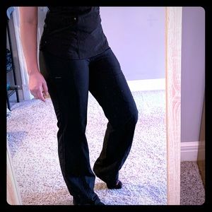 Cherokee Infinity Regular Black Small Scrub Pants
